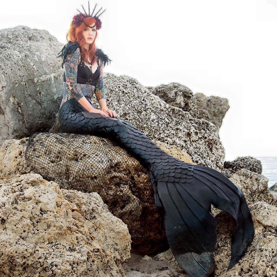 gothic dark mermaid cosplay original